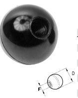 ACCESORIOS 602080 - EMPUÑADURA BOLA Ø35 TORN. 10