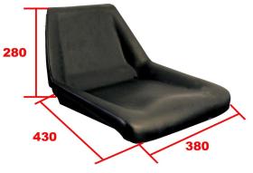 ACCESORIOS 602450 - BASE ASIENTO ECONOMICA 380 MM.