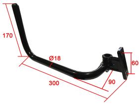 ACCESORIOS 605340 - BRAZO ESPEJO BRIEDA IZQUIERDO
