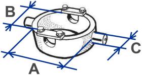 ACCESORIOS 607480 - GONDOLA TRILATERAL CAT. 4