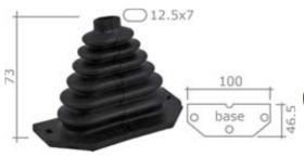 ACCESORIOS 608340 - GUARDAPOLVO  PALANCA HIDRAULICO CNH