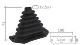 ACCESORIOS 608350 - GUARDAPOLVO   PALANCA HIDRAULICO 1 T,