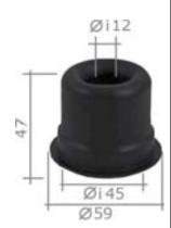 ACCESORIOS 615890 - GUARDAPOLVO FRENO  Ø 46 63