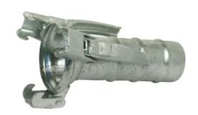 ACCESORIOS 616110 - SEMIJUNTA HEMBRA Ø 100 ( 3 ANCLAJES )
