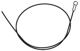 ACCESORIOS 618950 - CABLE FRENO LT. 2000 MM Ø3MM PASQUALI