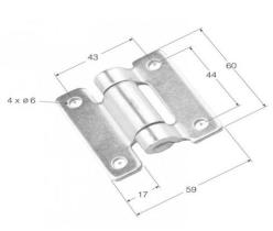 ACCESORIOS 620049 - BISAGRA LIBRO 60X60