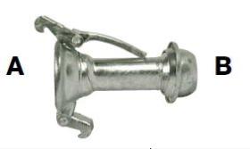 ACCESORIOS 622940 - REDUCCION  CINCADA HEMBRA 150MM A MACHO 100MM