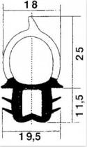 ZACCESORIOS 626260 - GOMA 5 M PARA CABINA