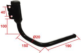 ACCESORIOS 627130 - BRAZO ESPEJO BRIEDA IZQ.