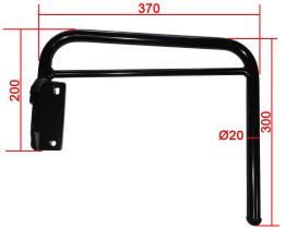 ACCESORIOS 627190 - BRAZO ESPEJO SIAC DER. Ø 20