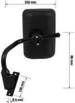 ACCESORIOS 630110 - BRAZO + ESPEJO MERLO DERECHO