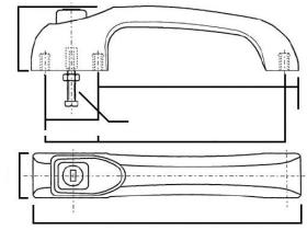 ZACCESORIOS 630900 - MANIVELA ANATOMICA CON LLAVE