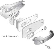 ACCESORIOS 630920 - KIT MANIVELA APERTURA IZQ.
