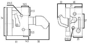ACCESORIOS 630930 - CERRADURA GOLDONI JHD AGCO DER.