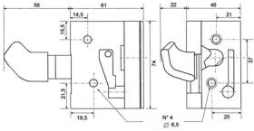 ACCESORIOS 630940 - CERRADURA GOLDONI JHD IZQ.