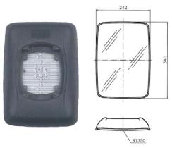 ACCESORIOS 636580 - CRISTAL ESPEJO 242X341 ANTIVAHO ( CALEFACTABLE )