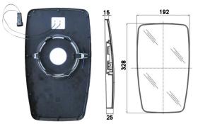 ACCESORIOS 636610 - CRISTAL ESPEJO192X328 ANTIVAHO SDF