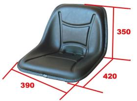 ACCESORIOS 643210 - BASE ASIENTO PVC 390 MM  COB0