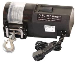 ACCESORIOS 747000 - CABLESTANTE ELECTRICO 2000 KG 12V