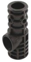 ACCESORIOS 76007301 - SALIDA INFERIOR CABLES + TUERCA Ø 10 MANDO ( 760236 760168 )