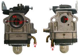 ACCESORIOS 78008069 - CARBURADOR ( KAWASAKI ) 25CC CON TORNILLO REGULABLE