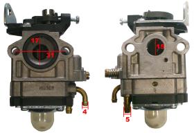 ACCESORIOS 78008073 - CARBURADOR MOTOR 51-63 CC SOPLADOR