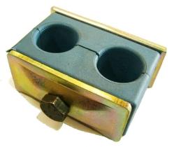 ZACCESORIOS 813300 - ABRAZADERA DOS TUBOS Ø 18 3/8