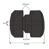 ACCESORIOS AL81953 - SINEMBLOCK CABINA Ø 13,5X48MM JHD