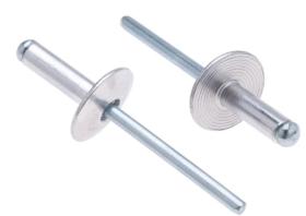 ACCESORIOS R4,5X30 - REMACHES ALUMINIO  4.8X30 MM.