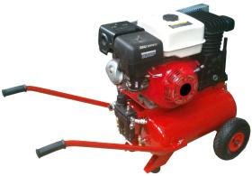 COMPRESORES 4501326 - COMPRESOR MOTOR HONDA, GASOLINA 5,5CV 17+17 LTS. 10 BAR.600