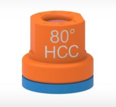 YETIS 273870 - BOQUILLA HCC 02 NARANJA 80º CONICA CERAMICA