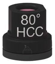 YETIS 8259371 - BOQUILLA CERAMICA NEGRO CONICA 80º