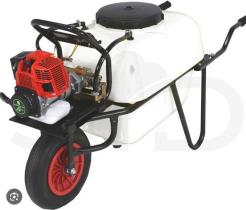 PULVERIZACION 013639333 - CARRETILLA PULVERIZAR 100L UNA RUEDA SOP. INC. BOMBA+MOTOR 3