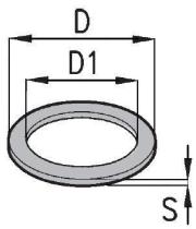 PULVERIZACION 250920 - JUNTAS PLANAS RACOR 1/2 ( INT 13 EXT Ø 18 )