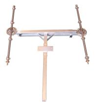 PULVERIZACION 254152 - BARRA EN T 4+4 SIN PULVERIZADOR L800 MM ( REFORZADA )