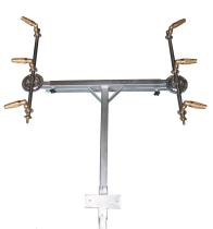 PULVERIZACION 254161 - BARRA 3+3 PULVERIZADORES LATON