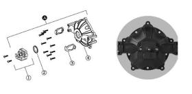 PULVERIZACION 257499-01 - CABEZAL BOMBA ELECTRICA 12 V. 26 LXM 5 BAR SEAFLO