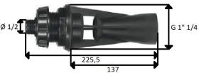 PULVERIZACION 262340 - AGITADOR HIDRAULICO BOQUILLA   1.5 CERAMICA