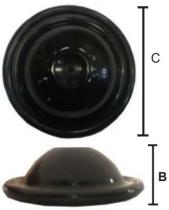 PULVERIZACION 263528 - MEMBRANA ACUMULADOR UDOR KAPPA-15 (55 MM )