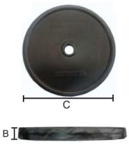 PULVERIZACION 263535 - MEMBRANA DALDEGAN PRESION ( 63 T,10 MM)