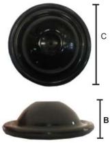 PULVERIZACION 263537 - MEMBRANA DALDEGAN CALDERIN DL218 (65 MM)