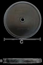 PULVERIZACION 263544 - MEMBRANA PRESION  INMOVILLI MV30-40 MICRO Ø100 T 21MM