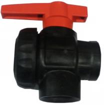 PULVERIZACION 265150 - VALVULA ESFERA 3 VIAS 1/2 HHH