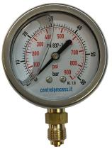 PULVERIZACION 267340 - MANOMETRO GLICERINA 1/4 60 ATM.  INOX Ø 63