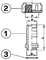 PULVERIZACION 269200 - CONO RECTO 1/2 Ø 10