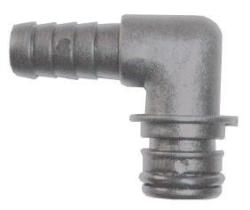 PULVERIZACION 269315 - RACORD E.R.19 MM ESPIGA 14 MM CURVO PRESION