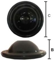 PULVERIZACION 270562 - MEMBRANA CALDERIN  (Ø124 ALTO 64 MM)