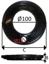 PULVERIZACION 270565 - MEMBRANA ACUMULADOR A&R BERTOLINI (187 INT 100 MM )