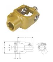 PULVERIZACION 312600 - HORQUILLA HOMOCINETICA C08 Z06 DE 36X89 A1º3/8 B89 D36 D5 30