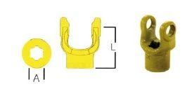 PULVERIZACION 314460 - HORQUILLA 1º 1/8 Z06 L65